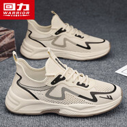 回力男鞋休閑運動(dòng)鞋百搭輕便鞋子男款軟底跑步鞋 2995 卡其黑