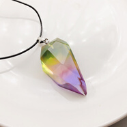 520情侶項鏈女男士一對樹(shù)脂吊墜異地戀吊墜情人節禮物飾品 88 暖色