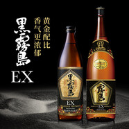 黑霧島ex本格甘薯地瓜燒酒日本高度燒酒原裝進口霧島燒酒25度 黑霧島ex1.8l
