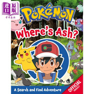 Pokemon Search and Find Wheres Ash?寶可夢(mèng)找找看 3 英文原版 進(jìn)口圖書(shū) 兒童繪本 故事圖畫(huà)書(shū) 卡通動(dòng)畫(huà)