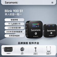 楓笛Blink900便攜無線領夾麥克風一拖二小蜜蜂單反相機手機直播短視頻拍攝收錄音采訪話筒專用設備 Blink900 S1 3.5mm接口 一拖一套裝 官方標配
