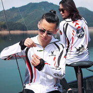 蜥甲龍（SAUROPLITES） 釣魚(yú)服防曬服男款防蚊蟲(chóng)夏季透氣垂釣服裝男戶(hù)外運動(dòng)速干防蚊衣女防曬衣 白色男女長(cháng)袖防曬服 XL