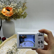 HKMW索尼機（SOYN）相機同款ccd校園數碼照相機相機高清學(xué)生入門(mén)級復古小型卡片 5600W像素奶油白【店長(cháng)】 套餐二