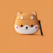 艾魅火適用于蘋(píng)果airpods1/2代卡通硅膠防摔保護套airpodspro2代創(chuàng  )意可愛(ài)無(wú)線(xiàn)藍牙耳機殼airpods3保護殼 柴犬 蘋(píng)果Airpods 3