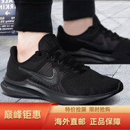 耐克（NIKE）男鞋夏新款運(yùn)動(dòng)鞋KAISHI RUN網(wǎng)面透氣輕便緩震跑步鞋654473-010 CW3411-002/回游者11/全黑 42.5
