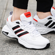 阿迪達(dá)斯 （adidas）男鞋冬季新款運動鞋STRUTTER輕便透氣跑步鞋休閑老爹鞋EG2655 EG2655/STRUTTER 老爹鞋 白黑紅 39