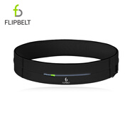 Flipbelt飛比特跑步腰包裝備多功能戶外腰帶男女士馬拉松裝備手機(jī)運動腰包 拉鏈款經(jīng)典黑 S(72-80cm)