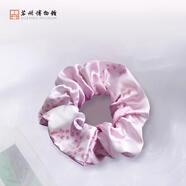 蘇州博物館太湖雪真絲發(fā)圈 氣質(zhì)頭繩大腸發(fā)圈實用生日禮物送媽媽禮物送女生 煙籠紫藤真絲發(fā)圈