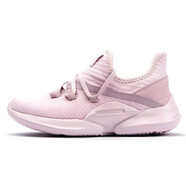 361°女鞋運動(dòng)鞋春夏季革網(wǎng)面透氣學(xué)生輕便休閑百搭減震耐磨跑步鞋子女 灰粉/361度白 35