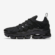 耐克（NIKE）Air VaporMax Plus 全掌大氣墊 輕量緩震舒適透氣 男士跑步休閑鞋 黑色924453-004 標準40/US7