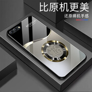 強(qiáng)毅適用于榮耀V10手機(jī)殼鋼化玻璃全包防摔新款簡約玻璃手機(jī)殼防摔硅膠軟邊網(wǎng)紅潮牌時(shí)尚保護(hù)殼 福-珠光白【+膜】L7211 榮耀 V10