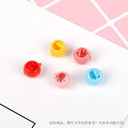 Jack Viney迷你小爪子抓夾劉海夾女可愛(ài)成人頭發(fā)夾子簡(jiǎn)約亞克力發(fā)夾碎發(fā) |糖豆5個(gè)彩色隨機混搭適合0-5歲| 1個(gè)