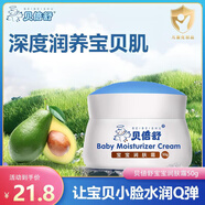 貝倍舒寶寶潤膚霜 兒童面霜冬季嬰幼兒寶寶潤膚霜補(bǔ)水保濕滋潤霜擦臉?biāo)?貝倍舒寶寶潤膚霜 4瓶裝【贈(zèng)寶潤唇膏】