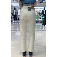 Levi's李維斯女士wedgie白色高腰直筒梨形友好牛仔褲34964 A1959-0032(米白) W27L30