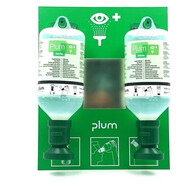 丹麥plum4694/4695洗眼液防酸堿沖洗液工業(yè)應急洗眼液洗眼器 4694雙瓶套裝(上掛)