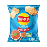 樂事（Lay's）薯片 意大利香濃紅燴味 135克 休閑零食 膨化食品