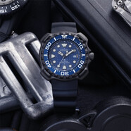 西鐵城（CITIZEN）男表 Promaster超級鈦系列新款小海龜男士光動(dòng)能潛水夜光運動(dòng)手表 黑藍色BN0225-04L