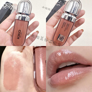 KIKO立體3d唇釉唇彩口紅鏡面玻璃唇帶細(xì)閃01 04 05 20 18 27 41 48號 #20-奶茶色(6.5ml)