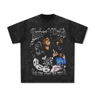 云薔TRAVIS SCOTT說唱ASAP 侃爺比伯阿姆德雷克XXX美式嘻哈說唱復(fù)古 JuiceWrld.-水洗黑 M