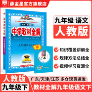 【學(xué)科自選】2025春中學(xué)教材全解九年級下冊語文數(shù)學(xué)英語物理化學(xué)人教版全學(xué)科版本可選配套九年級下冊課本 薛金星 九年級語文下冊 人教版2025春