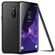 奧多金 三星S系列手機殼 硅膠全包防摔磨砂黑色保護手機套軟殼 三星S9+(SM-G9650)