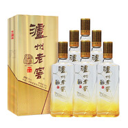 瀘州老窖【年貨好禮】濃香型酒水糧食酒喜酒口糧酒商務(wù)宴請送禮酒整箱 52度 500mL 6瓶 瀘州老窖頭曲