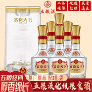 五糧液（WULIANGYE）【巨惠端午送禮】禮盒高度糧食酒喜酒婚宴禮龍年生肖送禮喜宴收藏 52度 500mL 6瓶 優(yōu)級(jí)亞克力裝配禮袋