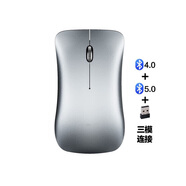 GYSFONE 適用索尼VAIO S13筆記本無(wú)線(xiàn)鼠標SX14藍牙鼠標FH14 侍14筆記本散熱器 無(wú)線(xiàn)藍牙鼠標-銀色