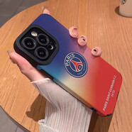 彩媛櫻漸變足球切爾西適用蘋果15手機殼iPhone16ProMax曼城12防摔13pro W089大巴黎 iPhone6s