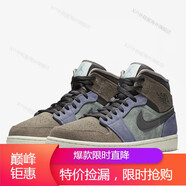 耐克（NIKE）新款男鞋籃球鞋倒鉤AIR JORDAN 1 AJ1 高幫紫鉤藍紅拼接運動(dòng)鞋 852542-203 摩芋 40