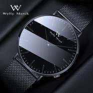 welly merck威利默克 手表男士手表簡(jiǎn)約時(shí)尚百搭防水男表石英WM學(xué)生潮流腕表  男表-經(jīng)典款-WM-002M.02
