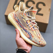 adidas（斷碼現(xiàn)貨） yeezy boost   椰子低幫生活休閑潮流鞋 GW3773 暴色 37/38 37 （1/3）