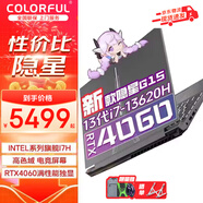 七彩虹隱星P15 4060游戲本 滿性能獨顯 獨顯直連高刷 學(xué)生設(shè)計 軟件編輯筆記記本電腦 電競筆記本 G15:I7-13620H /RTX4060 灰 *增強升級版【 16G內(nèi)存 1TB固態(tài)】