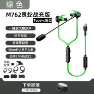 浦記（PLEXTONE） G20吃雞電腦耳機(jī)帶麥克風(fēng)入耳式電競(jìng)游戲和平精英聽(tīng)聲辯位cf手機(jī)語(yǔ)音臺(tái)式機(jī) M762 戰(zhàn)充版-綠色(Type-c口)