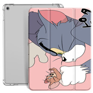 珍宜ipad10.2保護(hù)套帶筆槽ipad Air5/4保護(hù)殼2025新ipad11第十代7/8/9蘋果平板電腦三折卡通硅膠卡通套 【筆槽】貓和老鼠【付費(fèi)軟件】 ipad11-11寸