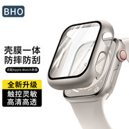 BHO適用蘋果手表保護(hù)殼Apple Watch S10/S9鋼化膜全包保護(hù)套iwatch S8/7/6/SE殼膜一體觸控靈敏手表殼