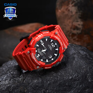 卡西歐（CASIO） 男表女表卡西歐手表男女情侶表學(xué)生時(shí)尚運動(dòng)表太陽(yáng)能雙顯電子表 太陽(yáng)能表：AQ-S810WC-4蛇年紅運