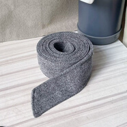 途尊搭配毛呢大衣腰帶冬季大衣綁帶配飾裝飾腰帶雙面磨毛腰帶簡(jiǎn)約 灰色 175cm