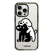 CASE-MATEcasatify小狗狗適用iphone17Pro蘋(píng)果16Pro max手機殼15防摔14 黑框·升級版亞克力【黑白狗狗】 IP15ProMax