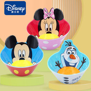 DISNEY迪士尼兒童碗杯餐具輔食碗高顏值防燙耐摔密胺樹脂安全材質(zhì) 米奇造型碗