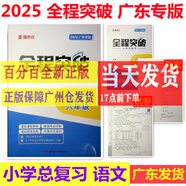 包郵2025新版 全程突破 小學(xué)總復(fù)習(xí) 語文數(shù)學(xué)英語 廣東專版 六年級全一冊全程突破小學(xué)升學(xué)總復(fù)習(xí)廣東 語文廣東專版