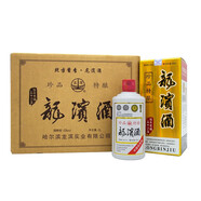 龍濱酒 白酒 珍品特釀 53度醬香型 500ml 東北特產(chǎn)高度白酒 純糧固態(tài) 53度 500mL 6瓶 2020年
