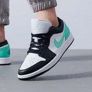 耐克（NIKE）Air Jordan 1 Low AJ1 黑紅腳趾 男子低幫休閑板鞋籃球鞋 553558-131/黑綠 44