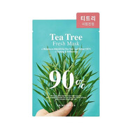 BRING GREEN護膚品安呂草精華洗面奶爽膚水面霜面膜唇膏舒緩修護保濕滋潤 茶樹清涼面膜5片
