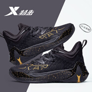 特步惡魔3.0 | 籃球鞋男夏季防滑耐磨減震學(xué)生專業(yè)實(shí)戰(zhàn)球鞋運(yùn)動(dòng)鞋子男 黑金 41