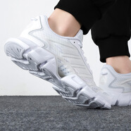 阿迪達斯（adidas）男鞋 2025秋季Climacool 2.0清風(fēng)跑步鞋耐磨舒適透氣休閑鞋運動(dòng)鞋 H01185/多方位強勁透氣/夏季上新 42.5
