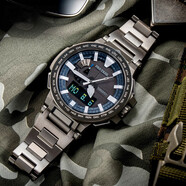 卡西歐運動(dòng)登山表鈦合金太陽(yáng)能電波男表PRX-8000T-7A/8000YT PRX-8000GT-7PR鈦合金