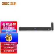 杰科（GIEC）T100回音壁 音箱 電視音響 家庭影院 藍牙音響 投影儀音響 條形音箱 長條音響 電視音響客廳3d環(huán)繞