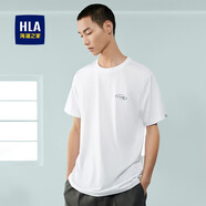 海瀾之家（HLA）短袖T恤男2025新品金屬感立體印花短t男潮牌夏季舒爽透氣上衣男裝 漂白花紋BS S 165/84A