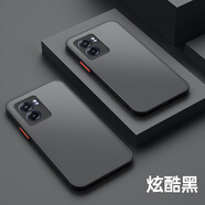 米奈索 oppoA57手機(jī)殼PFTM20保護(hù)套5G液態(tài)鏡頭全包防摔男女款磨砂硅膠半透明外殼 【膚感】黑色 OPPOA57 5G